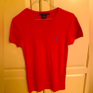 Polo by Ralph Lauren Women's Red T-Shirt
